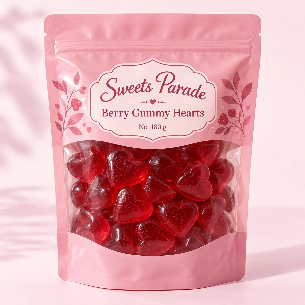 Berry Gummy Hearts